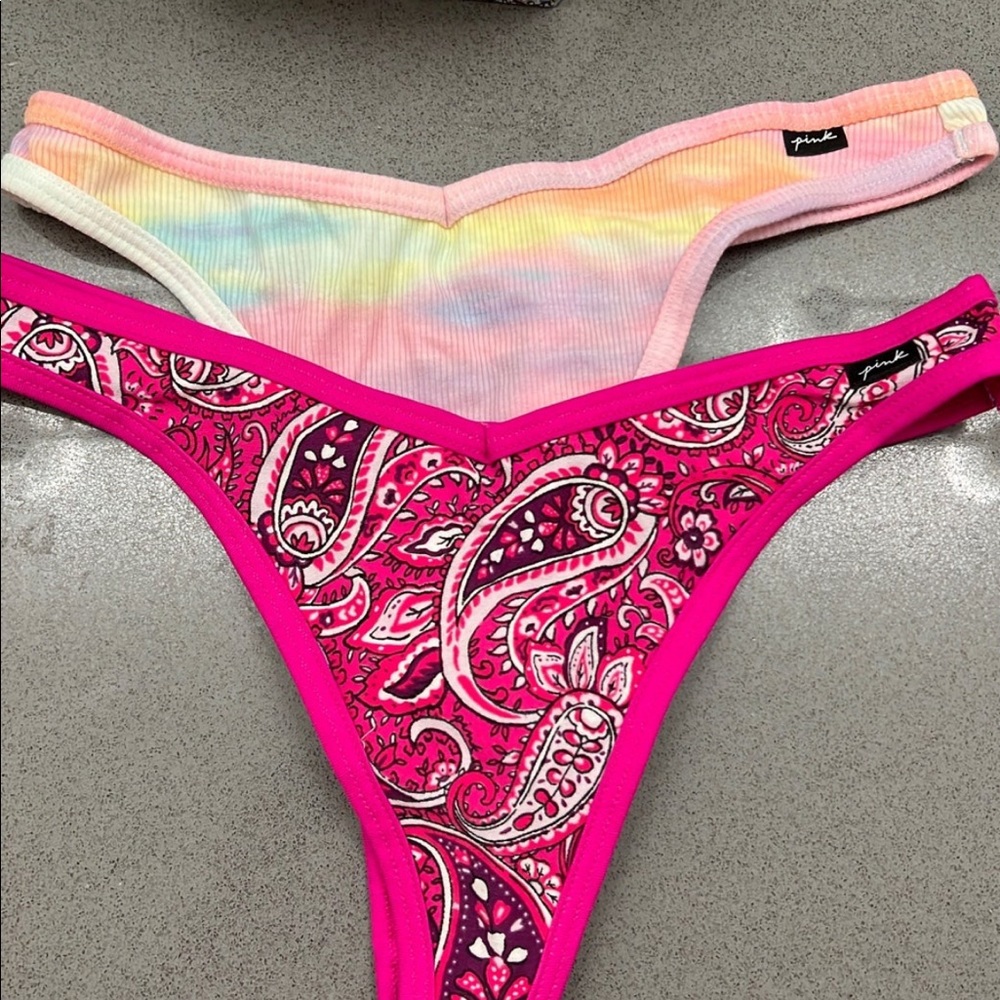 Victoria secret Thong Panty Bundle NWT mediumSold💕